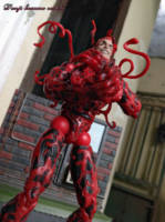 Carnage ( Cletus kasady ) (Marvel Legends) Custom Action Figure