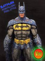 Batman (Voto Pointillism/Pixelized) (Batman - Arkham Knight) Custom Action Figure