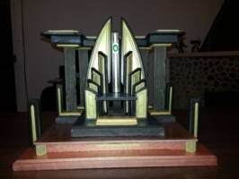 Platinium throne  2.0 (golden version) (Mythic Legions) Custom Diorama / Playset