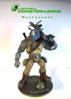 Bebop / Rocksteady Classics (Teenage Mutant Ninja Turtles) Custom Action Figure [Rocksteady custom]