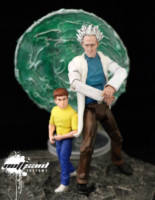 Rick and Morty (Movie Masters) Custom Action Figure