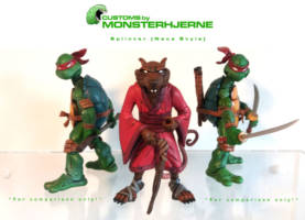 Splinter (Teenage Mutant Ninja Turtles) Custom Action Figure [NECA Splinter custom]