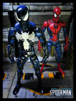 black spiderman (Marvel Legends) Custom Action Figure