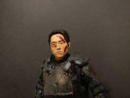 Glenn in Riot Gear (AMC Season 3) (Walking Dead) Custom Action Figure
