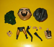 Shang Tsung - Handmade Chibi Plastic Action Figurine of Mortal Kombat (Mortal Kombat) Custom Action Figure [Shang Tsung Chibi Figure]