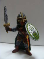 Shield Maiden No.IV (Figurine) (Lord of the Rings) Custom Miniature / Figurine [Frontal view,helmet on]