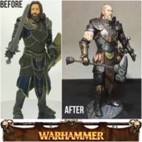Ragnar Lothar Warcraft Viking (Vikings) Custom Action Figure