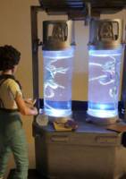 Facehugger test tubes on Hadleys hope (Aliens) Custom Diorama / Playset