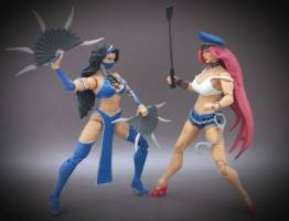 Kitana Vs. Poison (Mortal Kombat) Custom Action Figure