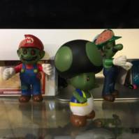 Zombie toad (Super Mario Bros) Custom Action Figure
