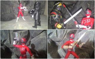 S.H.Figuarts ToQ #01 (Power Rangers) Custom Action Figure [Fighting General Schwarz and Crows!]