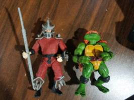 Movie version Shredder (Teenage Mutant Ninja Turtles) Custom Action Figure [Shredder and Michaelangelo]