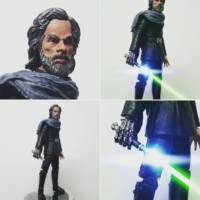 Luke Skywalker, The Last Jedi (Star Wars) Custom Action Figure