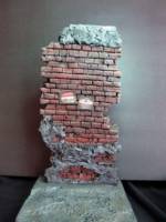 Brick wall diorama (Marvel Legends) Custom Diorama / Playset