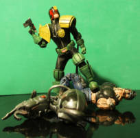 Mean Machine Angel (Judge Dredd) Custom Action Figure