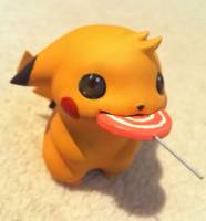 Pikachu with Lollipop (Pokemon) Custom Miniature / Figurine