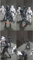 Custom 6" Star wars Black Series Jyn Erso in Imperial Air Traffic Disguise (Star Wars) Custom Action Figure