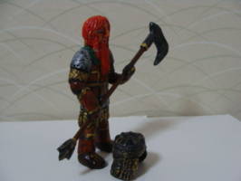 Young Dwarf No.II(figurine) (Hobbit) Custom Miniature / Figurine [Young Dwarf right profile]