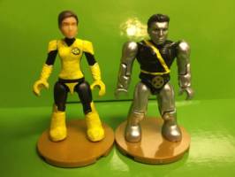 Collosus marvel mega bloks (Mega Bloks) Custom Miniature / Figurine [Collosus and Kitty Pryde X men marvel mega bloks]