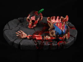 Superman's Demise (DC Universe) Custom Diorama / Playset