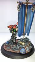 Games Workshop 25th Anniversary Space Marine Customized (Warhammer) Custom Miniature / Figurine