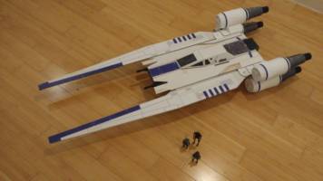 U-Wing 1:18 scale playset for 3.75" action figures (Star Wars) Custom Vehicle