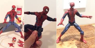 Marvel Legends Spider-man (Spiderman) Todd Mcfarlane style custom figure (Marvel Legends) Custom Action Figure [Work in progress pics]