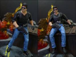 Stallone Cobra (Movie Maniacs) Custom Action Figure
