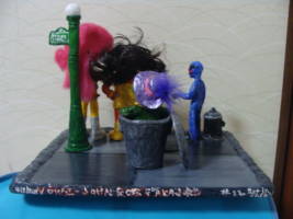 Oscar The Grouchy Pimp No.22( Art sculpture) (Misc) Custom Diorama / Playset [Back]