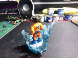 Son - Goku (Mega Bloks) Custom Miniature / Figurine [Mega Goku back]