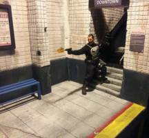 subway diorama (Marvel Knights) Custom Diorama / Playset