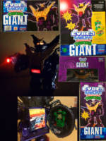 12'' Giant Cyber Samurai (unreleased action figure) replica (Teenage Mutant Ninja Turtles) Custom Action Figure [Lights, cockpit and box design]