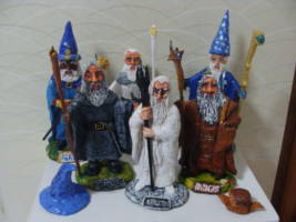 The White Wizard (Figurine)No.4 (Lord of the Rings) Custom Miniature / Figurine [Saruman and all the other 6 inch range Istari]