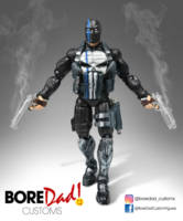 Thin Blue Line Punisher (Marvel Legends) Custom Action Figure