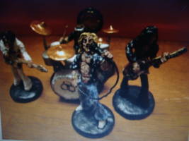 The Gods Of Rock (Miniatures Set) (Rock Stars) Custom Miniature / Figurine