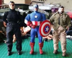 Nick Fury of S.H.I.E.L.D.  Mezco One:12 style. (Marvel) Custom Action Figure
