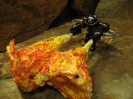 Spartan Mark VI Pyro-Limbic Armor Mod (Halo) Custom Miniature / Figurine [N1000 Cerberus Flamethrowers]