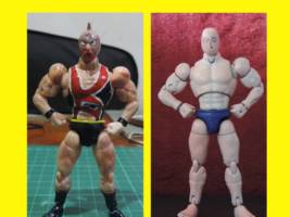 Saitama ver Hero Exam (One Punch Man) Custom Action Figure [Before and After]