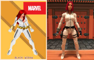 Black Widow (Marvel) Custom Action Figure