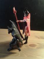 Myrdinia - the evil witch and her demon servant zorb (Masters of the Universe) Custom Action Figure