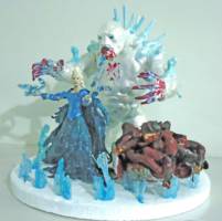 Dark Elsa & Marshmallow (Fantasy) Custom Action Figure