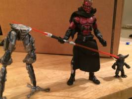 Darth Maul / Cyber Maul (Star Wars Clone Wars) Custom Action Figure