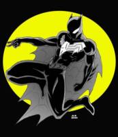 Spider-Bat (black suit) (Amalgam) Custom Action Figure