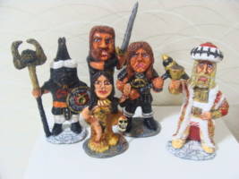 The Cimmerian Barbarian Figurine Set B(Cutie Style) (Conan) Custom Miniature / Figurine