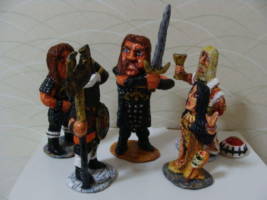 The Cimmerian Barbarian Figurine Set B(Cutie Style) (Conan) Custom Miniature / Figurine