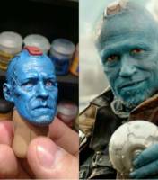 Yondu Head (Marvel) Custom Action Figure