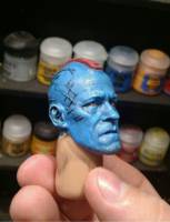 Yondu Head (Marvel) Custom Action Figure [Side Shot]