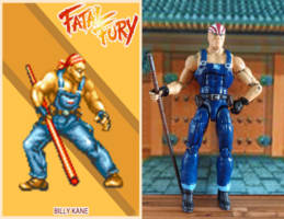 Billy Kane (Fatal Fury) Custom Action Figure