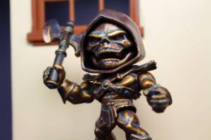 Custom Bronze Skeletor (The Loyal Subjects vinyl figure) (Masters of the Universe) Custom Action Figure
