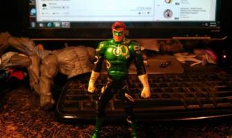 Battle Damage Green Lantern Hal Jordan (DC Universe) Custom Action Figure